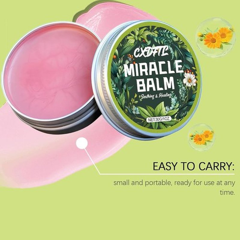 CXDFTL Miracle Balm, Balm for Legs, Arms, Back, Moisturizing & Hydration, Gentle and Skin-Friendly, Natural Ingredients, Relaxed and Comfortable (2Pcs)