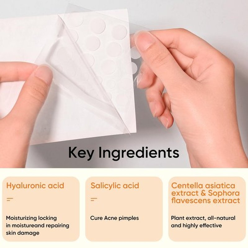 Rulvcian Microdart Acne Patches for Face(18 Counts) & Salicylic Acid Pimple Patches(36 Counts), Fast-Acting Zit Patches for Pimples & Blemishes, Target Early Stage & Deep Pimples
