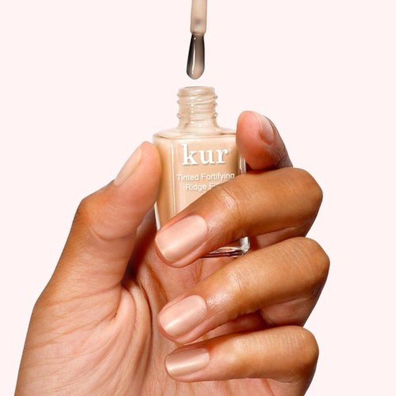 LONDONTOWN Kur Nail Ridge Filler - Smoother & Strengthener for Damaged Nails - Vegan, 0.4 Fl Oz
