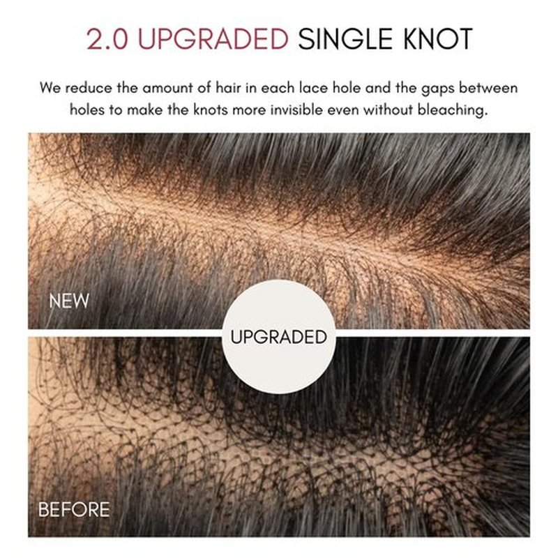 AUROO Water Wave 2x6 SKINLIKE Real HD Lace Closure Only 18 Inch, 12A Wet n Wavy 0.09 mm Ultra-thin Invisible 2 by 6 Kim K HD Swiss Lace Closure Human Hair Pre Plucked Virgin 2x6 Closure Natural Black
