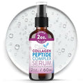 Eva Naturals Collagen Serum - Anti-Aging Multi-Peptide Face Serum with Hyaluronic Acid | Fragrance-Free 2 oz