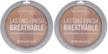 Rimmel LONDON Lasting Finish Breathable Finishing Powder, 002 Dawn, 0.28 Ounce (Pack of 2)