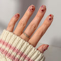 Glamnetic Red Dear Press On Nails - Short Squoval Fake Nails | 30 Pc Kit