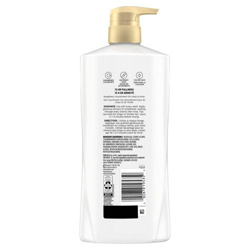Pantene Conditioner, Sheer Volume - 72-Hour Fullness, Lightweight Nourishment with Pro-Vitamin B5 + Antioxidants, Fine, Thin, Color-Treated Hair, Paraben Free, Strengthens Bonds, 25.1 Fl Oz