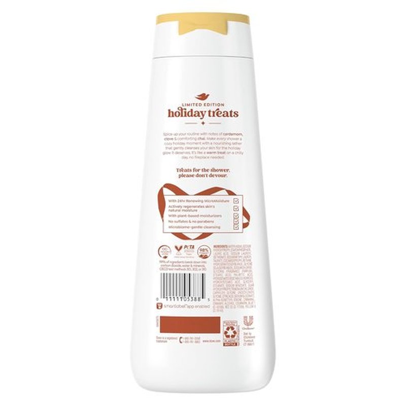 Dove Spiced Chai Latte Body Wash - Deep Nourishment Holiday Treat | 20 fl oz Limited Edition