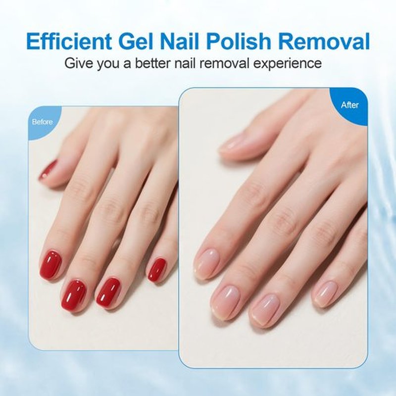 JODSONE Acetone-Free Nail Polish Remover,8.45 Fl.Oz Gel Nail Polish Remover Professional Soak off for Acrylic Nail Remover & Removal Gel Nail Polish for Home Salon