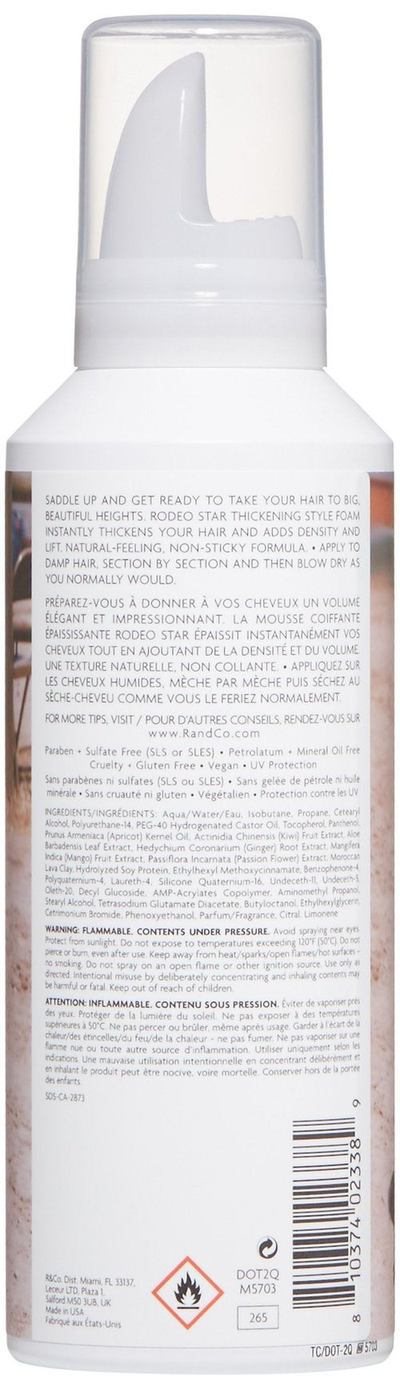 R+Co Rodeo Star Thickening Style Foam 150 ml / 5 oz