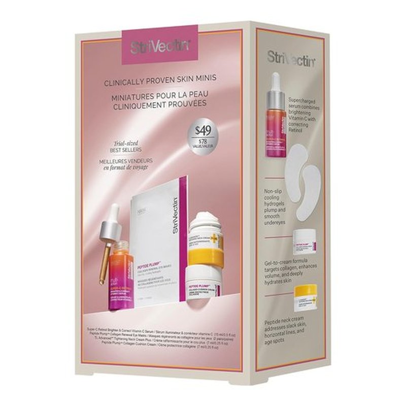 StriVectin Skin Care Holiday Gift Kits - Brightening, Smoothing & Hydrating Beauty Sets for Radiant Skin