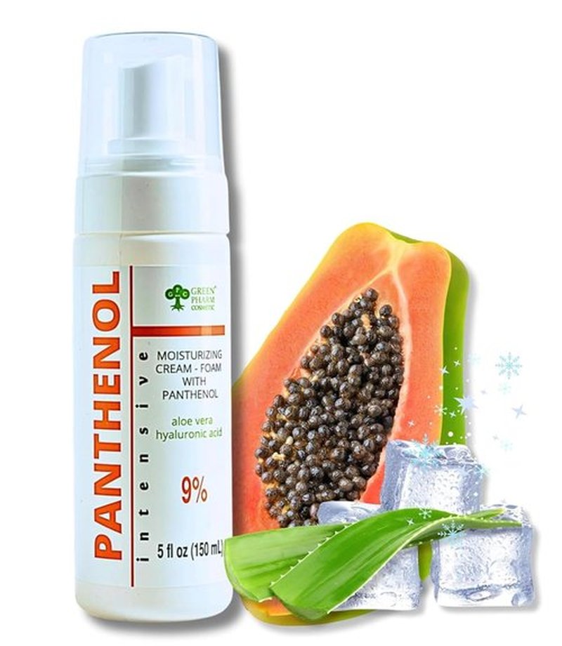 Skiennix 9% Panthenol Foam - After Sun Redness Relief & Barrier Repair | Aloe & Hyaluronic Acid | Safe for Baby & Sensitive Skin