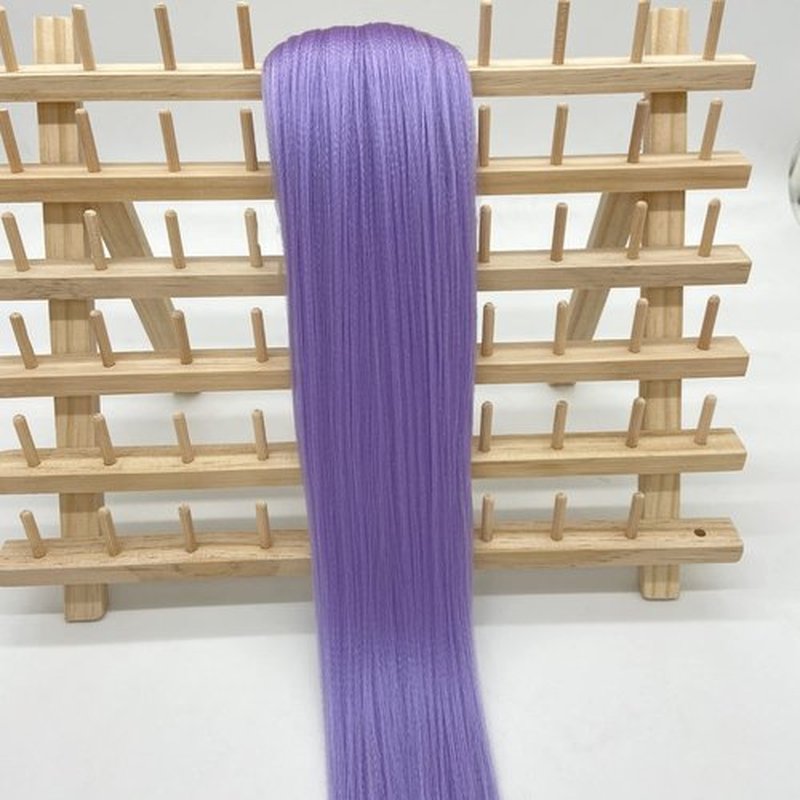 Light Purple Braiding Hair Pre Stretched Synthetic Yaki Ez braid Pre stretched Braiding hair