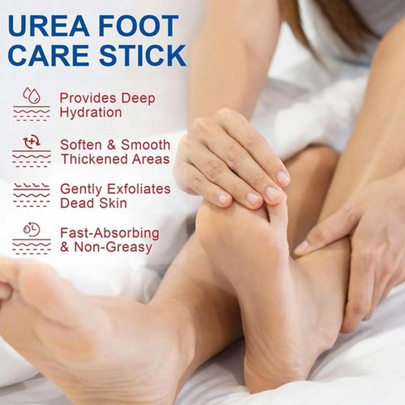KTouler Roll On Urea Cream for Feet,Hydrating and Nourishing Foot Balm Stick,Foot Repair for Dry Skin and Rough Heels,Hands,Knees Skin Care Heel Treatment