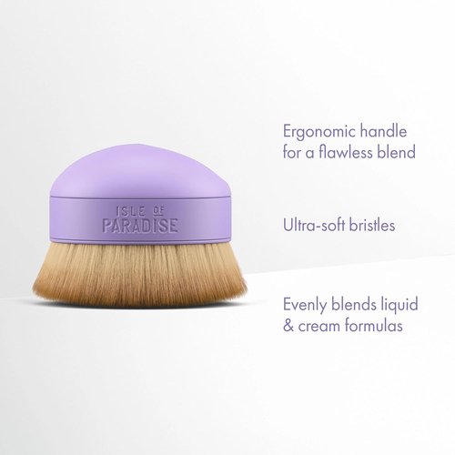 Isle of Paradise Self Tan Blending Brush - Palm-Sized, Streak-Free Applicator for Face & Body