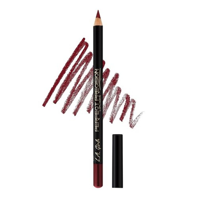 L.A. Girl Perfect Precision Lipliner - Deep Red Shade for Flawless Definition | Long-Lasting Formula