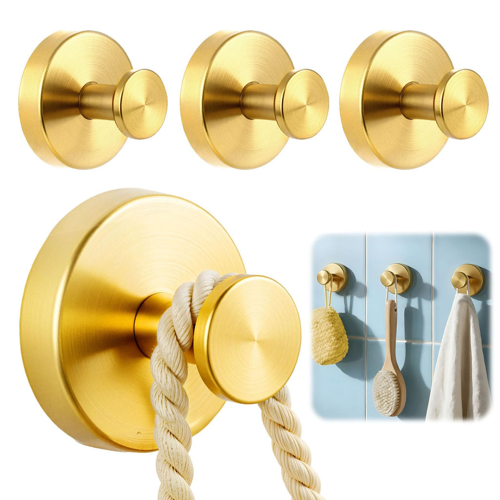 4 Packs Suction Cup Hooks for Shower, Heavy-Duty Wreath Hangers for Front Door, No Drill Glass Door Shower Suction Hooks No Damage for Walls Bathroom Kitchen Window Mirror Tile Towel Coat Robe Loofah