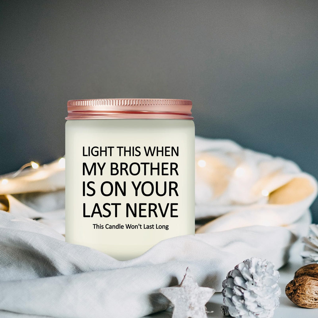 Volufia Sister in Law Gifts - Mothers Day, Christmas, Birthday, Wedding Gifts for Sister in Law - Lavender Scented Candles