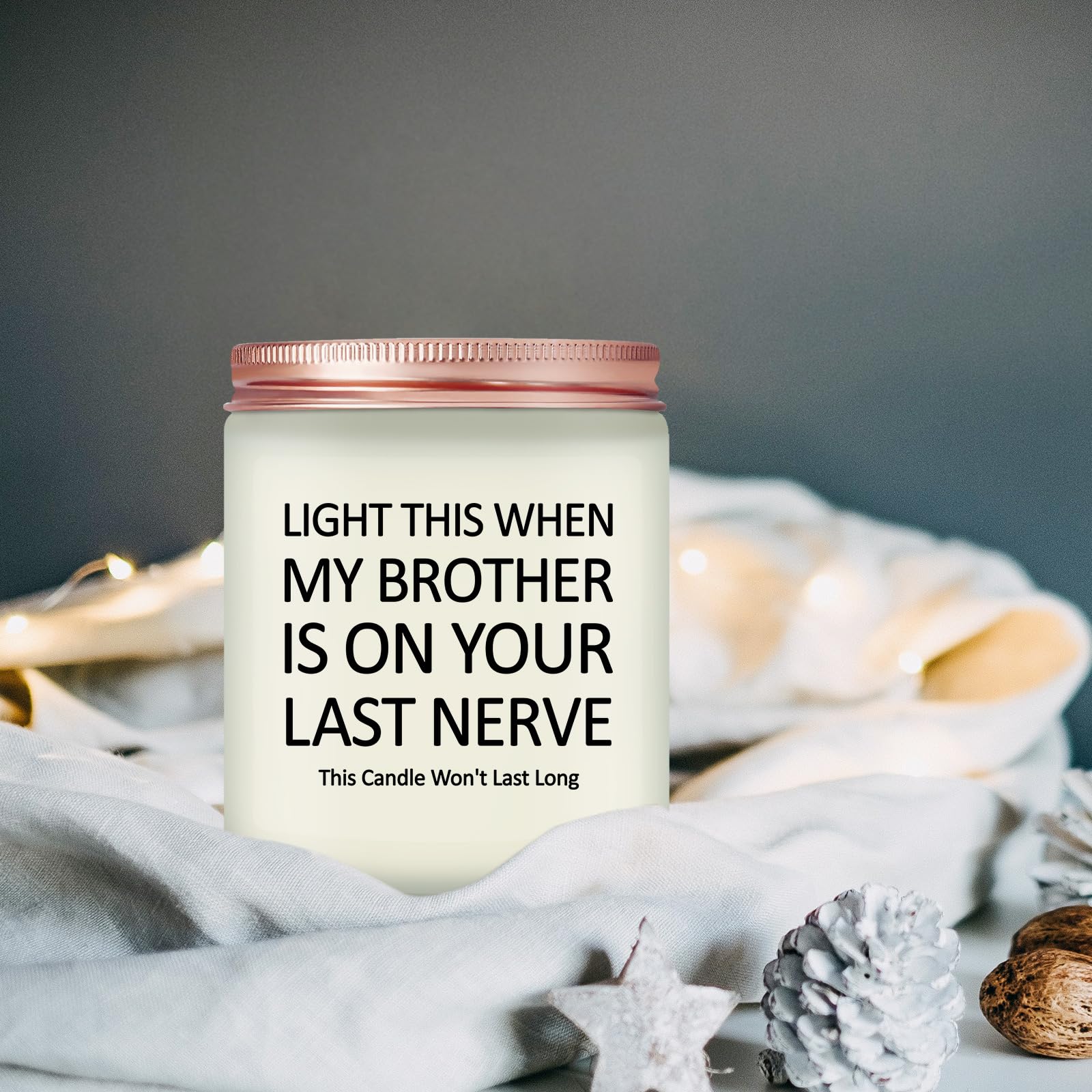 Volufia Sister in Law Gifts - Mothers Day, Christmas, Birthday, Wedding Gifts for Sister in Law - Lavender Scented Candles