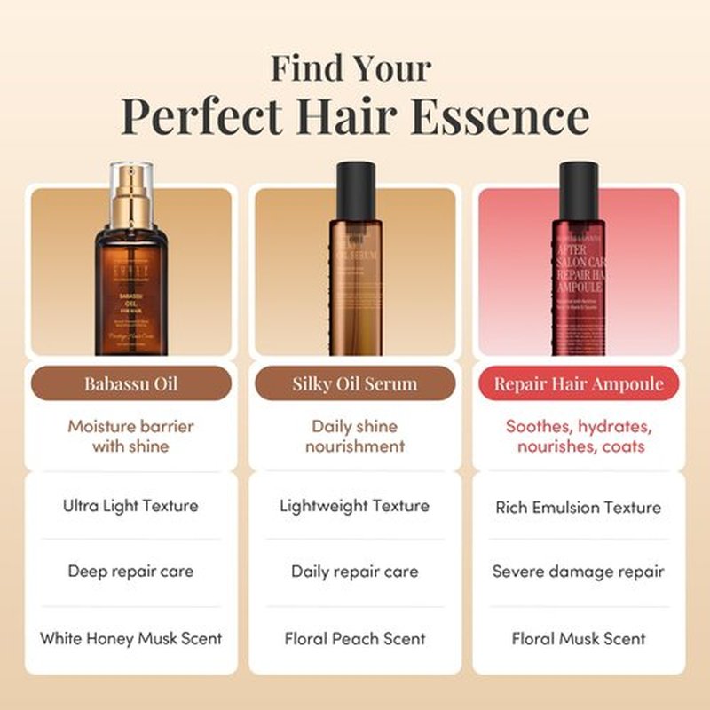 CURLYSHYLL Silky Oil Serum Lightweight Leave-In Hair Oil, Non-Greasy for Daily Use & Frizz Control, 70ml