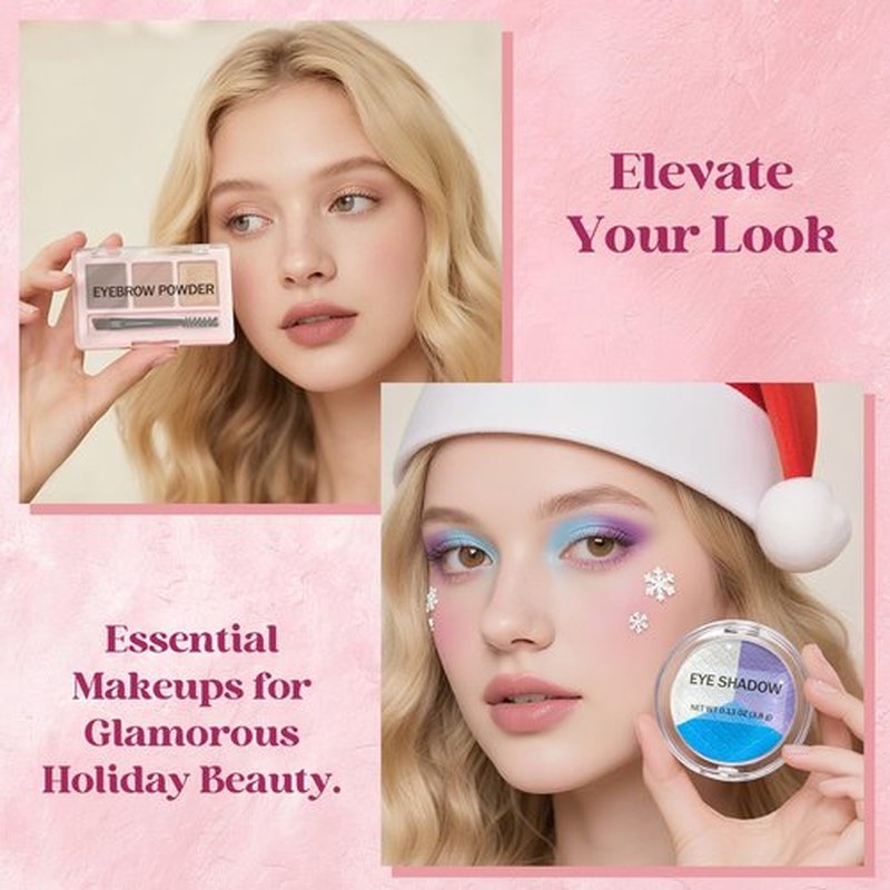 Makeup Advent Calendar 2025 Christmas Gifts, Beauty Calendar 2025 for Women, Teen Girls, Skin Care Advent Calendar with Mascara, Blush, Lip balm, Shower Gel, 2025 Self Care Gifts for Women