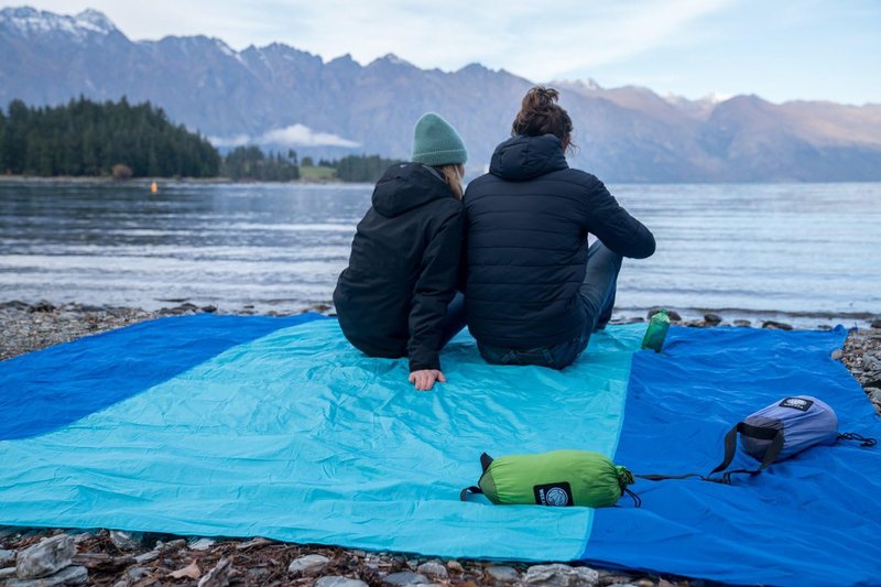 WEKAPO Beach Blanket - Sandproof Waterproof Extra Large Mat | Quick Drying & Compact for Vacation, Picnic, Camping