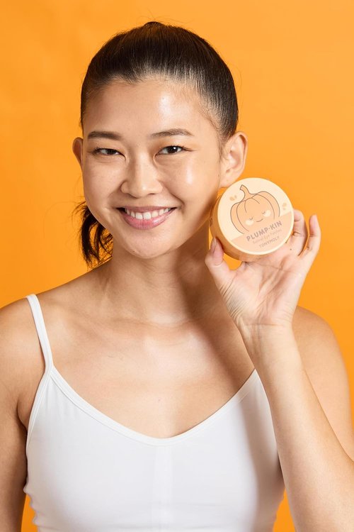 TONYMOLY Plump-Kin Retinol Hydrogel Eye Patches - Hydrating Under Eye Treatment with Pumpkin Extract, 30 Pairs