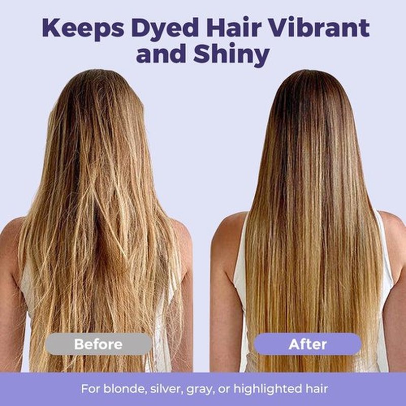 Skiennix Purple Toning Shampoo & Conditioner Bar - Brightens Blonde, Silver & Highlighted Hair
