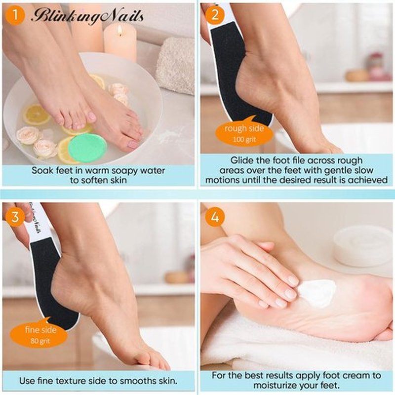 Foot Bath Bombs, 5Pcs Foot File Callus Remover, 5-Scent Foot Soak Bath Salt. Pedicure Kit for Dry Cracked Heels, Essential Bubble Feet Balls Foot Care Spa for Feet Dead Skin Scraper, Christmas Gift