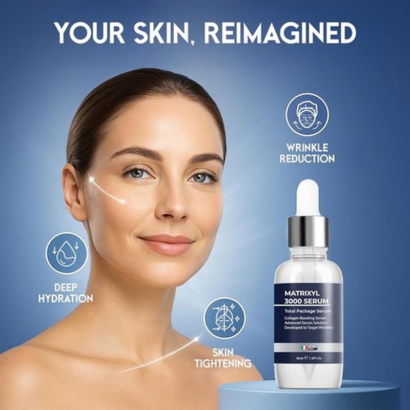 Matrixyl 3000 Total Package Serum - Anti-Wrinkle & Hydrating Formula with Hyaluronic Acid | 30ml