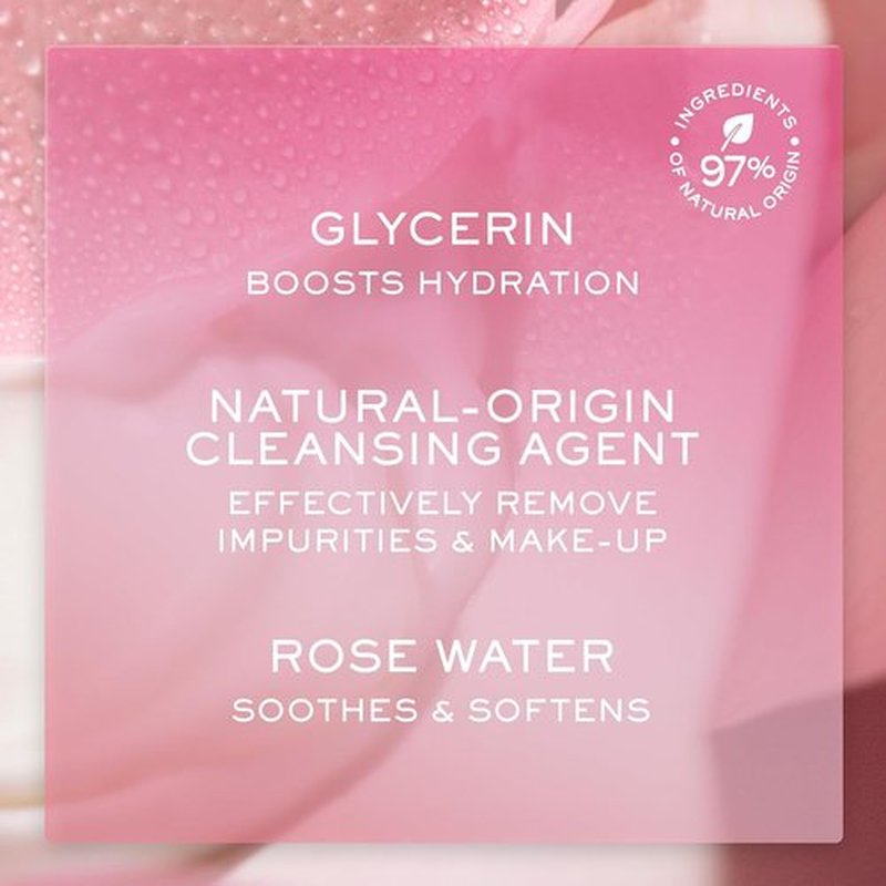 Nuxe Very Rose Creamy Cleansing Milk - Gentle Make-Up Remover with Rose Floral Water | 6.8 Fl Oz