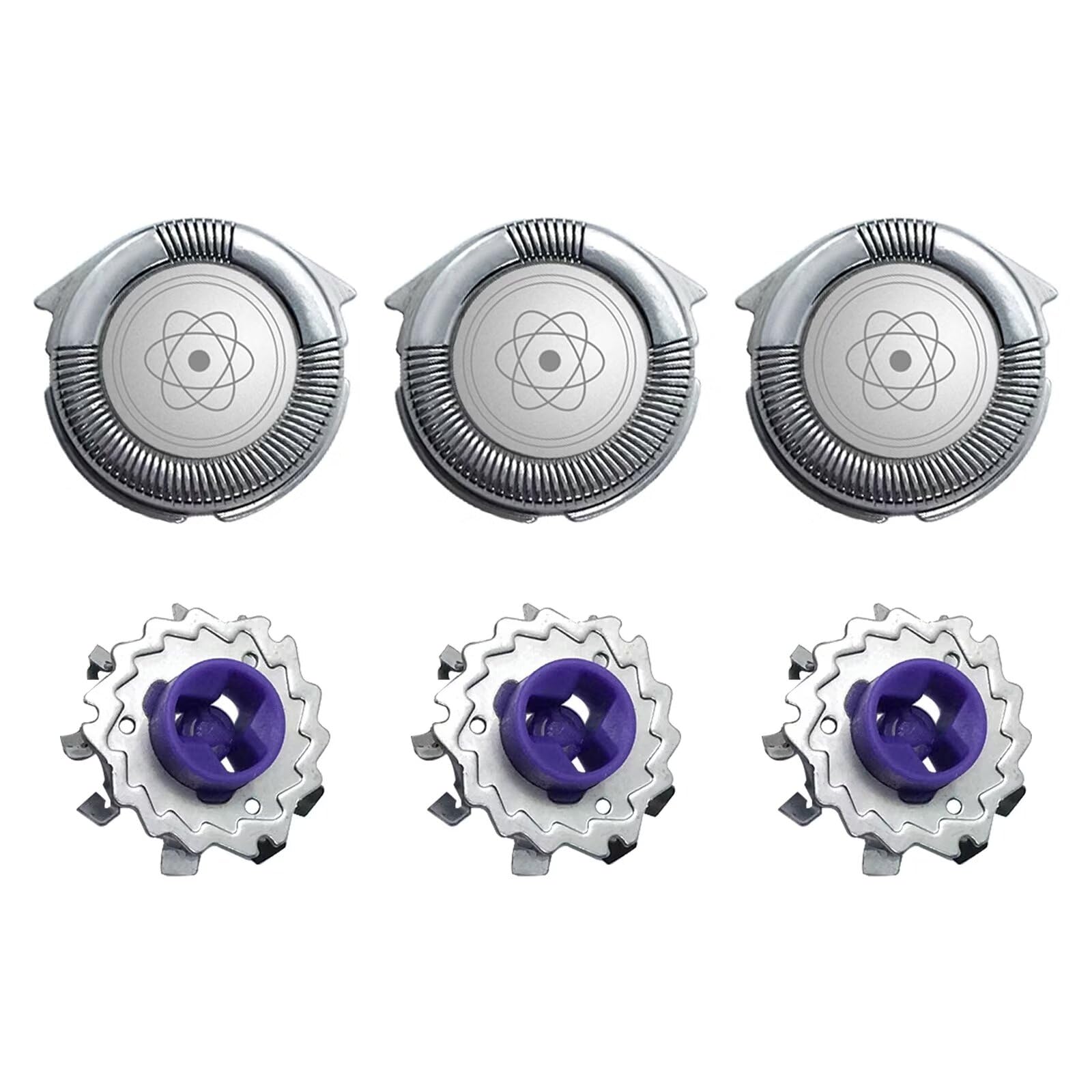 3 Pcs Electric Shaver Head For Phi&lips Norel&co 7310XL 7315XL 7325XL 7340XL 7345XL 7350XL