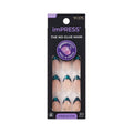 KISS imPRESS No Glue Mani Press On Nails, Premium, 'Visions', Green, Medium Size, Almond Shape, Includes 30 Nails, Prep Pad, Instructions Sheet, 1 Manicure Stick, 1 Mini File