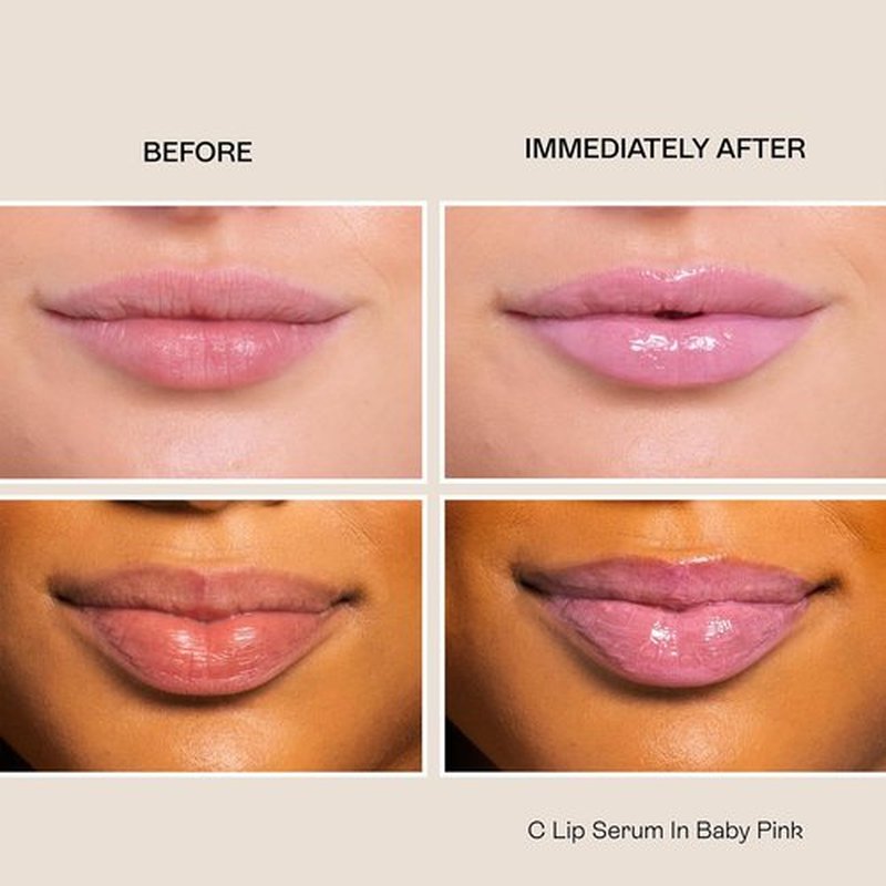 BeautyStat C Lip Serum - Nourishing Hydration in Baby Pink Shade