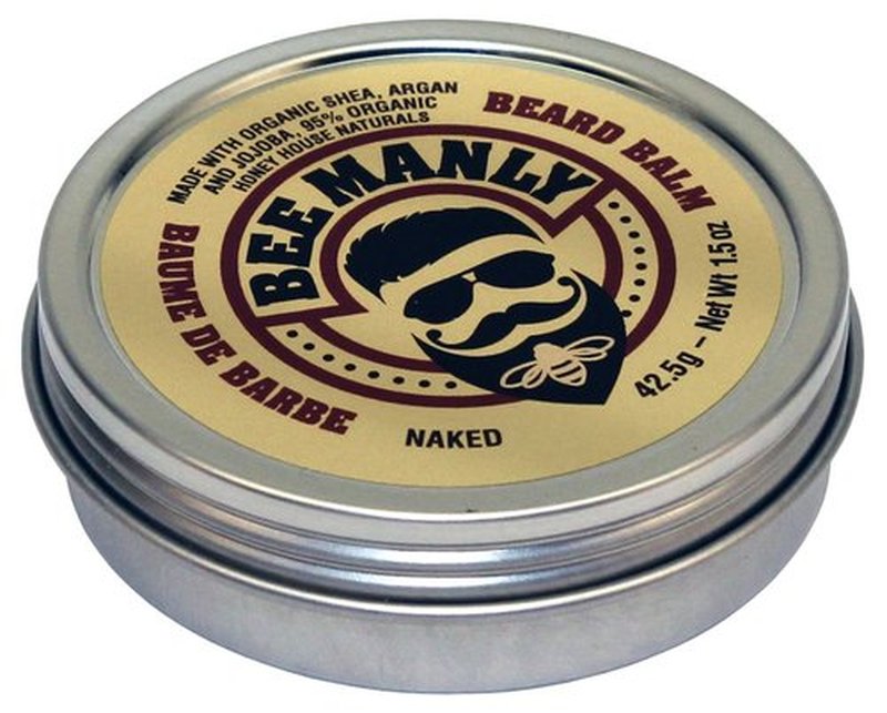 Honey House Naturals Beard Balm - All-Natural Ultra Moisturizing Formula - 1.5 oz Travel Tin