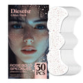 Glitter Freckles Face Tattoo, 30PCS Rose Gold Body Glitter Temporary Tattoos Sparkle Patches for Women, Waterproof Fake Freckles,Festival Rave Outfits Festival Decorations (Rose Gold)