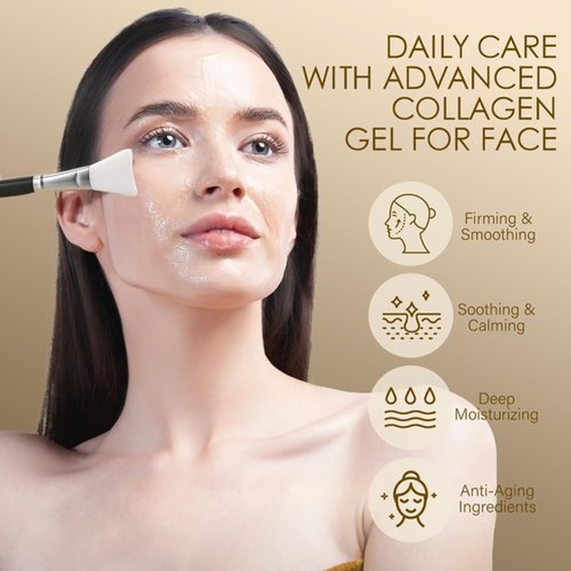 MOSRROU Microcurrent Conductive Gel Hydrating Collagen Leave-On Primer for Face Conductivity Gel with Hyaluronic Acid Snail Mucin Centella Asiatica Fragrance-Free Paraben-Free Work with Facial Device
