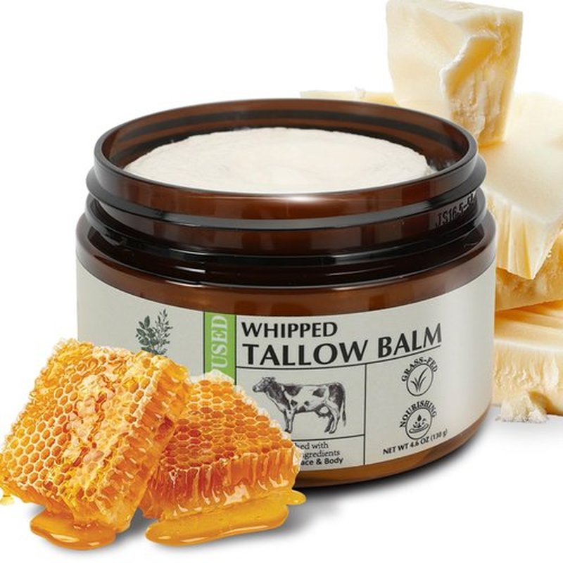 Bff Beauty Garden Beef Tallow for Skin, Stocking Stuffers adults, Thsnksgiving Gifts, Natural Face and Body Butter with Raw Honey, Christms Gifts, Herbal Extracts, Grass-Fed Beef Tallow