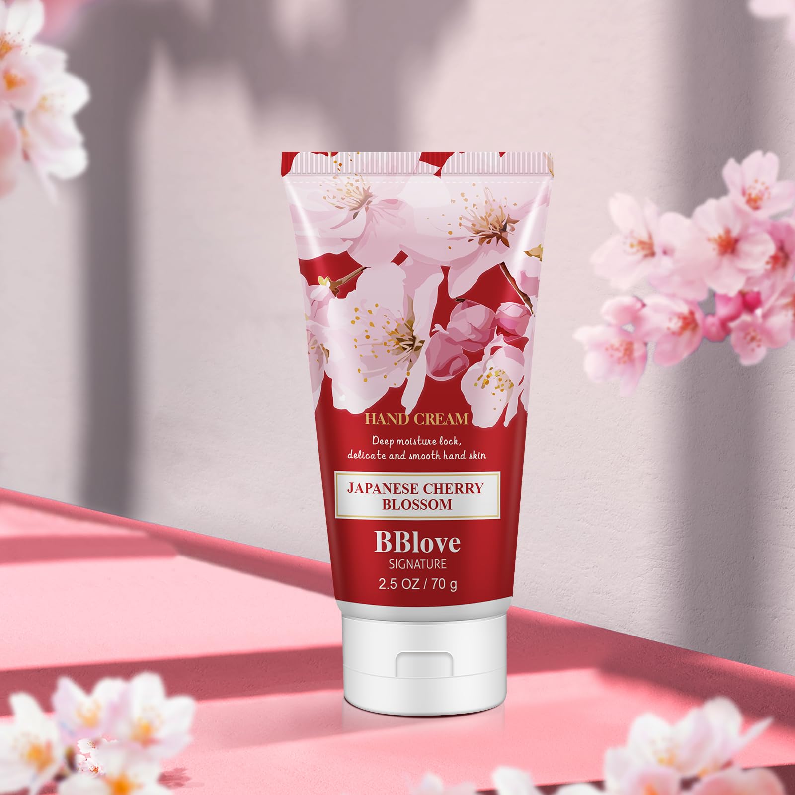 Vital Luxury Hand & Body Cream Gift Set, Hand Lotion Set Deeply Moisturizing for Rough Hands, Best Gift Ideas for Women,Travel Size, Japanese Cherry Blossom