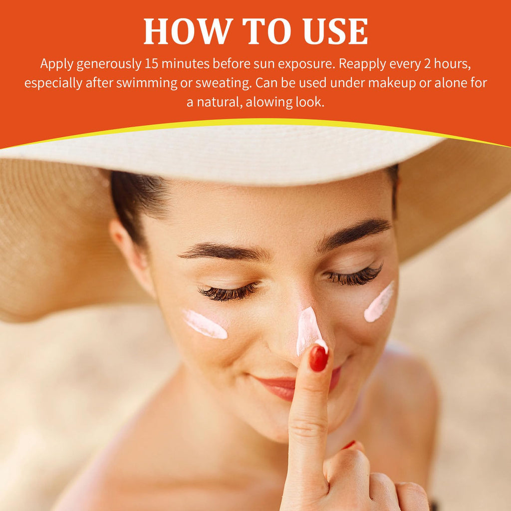 Sheghy Ultrawhite Airy-Fit Sunscreen SPF50 PA++++ | 1.7floz Travel-Size Face Sunscreen | Moisturizing UVA/UVB Protection for Daily Use | Non-Greasy, No White Cast, Water-Resistant (1)