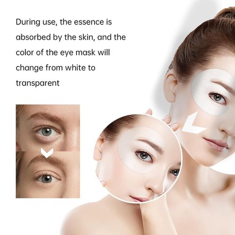 Novoy Bio-Collagen Deep Eye Patches - 6-in-1 Retinol Treatment for Dark Circles & Puffiness | 15 Pairs, Rose