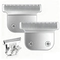 CR8GR8 Detachable T-Blade Replacement Blades - 440C Stainless Steel Precision Cut for Wahl Trimmers | 2 Pack