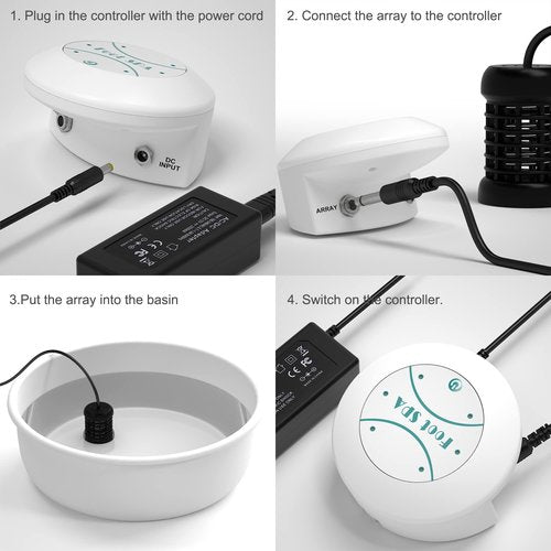 Eyes.sys Portable Ionic Detox Foot Spa Chi Cleanse,Mini Ionic Detox Foot Bath Machine (Tub not Include)