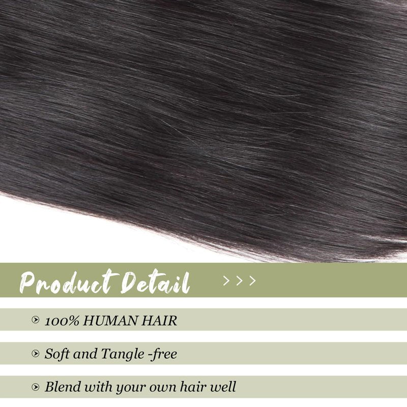 Urbeauty Hair Toppers for Women Real Human Hair for Thinning, 16 inch 1.5”x5”Silk Base Upgrade Topper, Clip-in Volume Enhancer, Natural-Looking, No Glue, Breathable, Lightweight