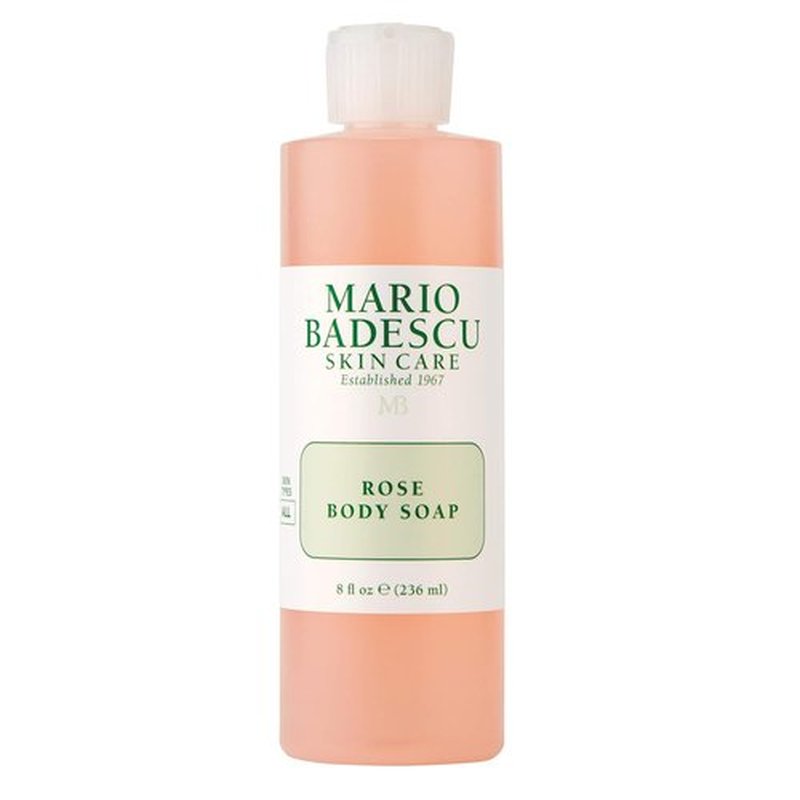 Mario Badescu Rose Body Soap - Pampering Shower Gel for Hydrated Skin | 8 fl. oz. | Floral Scent