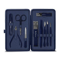 Ben Sherman Nail Clippers for Men Travel Size Nail Clipper Set, 11 Pcs Mens Nail Grooming Kit Includes Nail Clippers, Scissors, Tweezers and Traveling Case