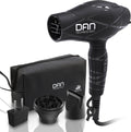 Dan Technology Lightweight Travel Hair Dryer,Portable Mini BlowDryer with Concentrator&Diffuser, with Nozzle Attachment Ceramic,