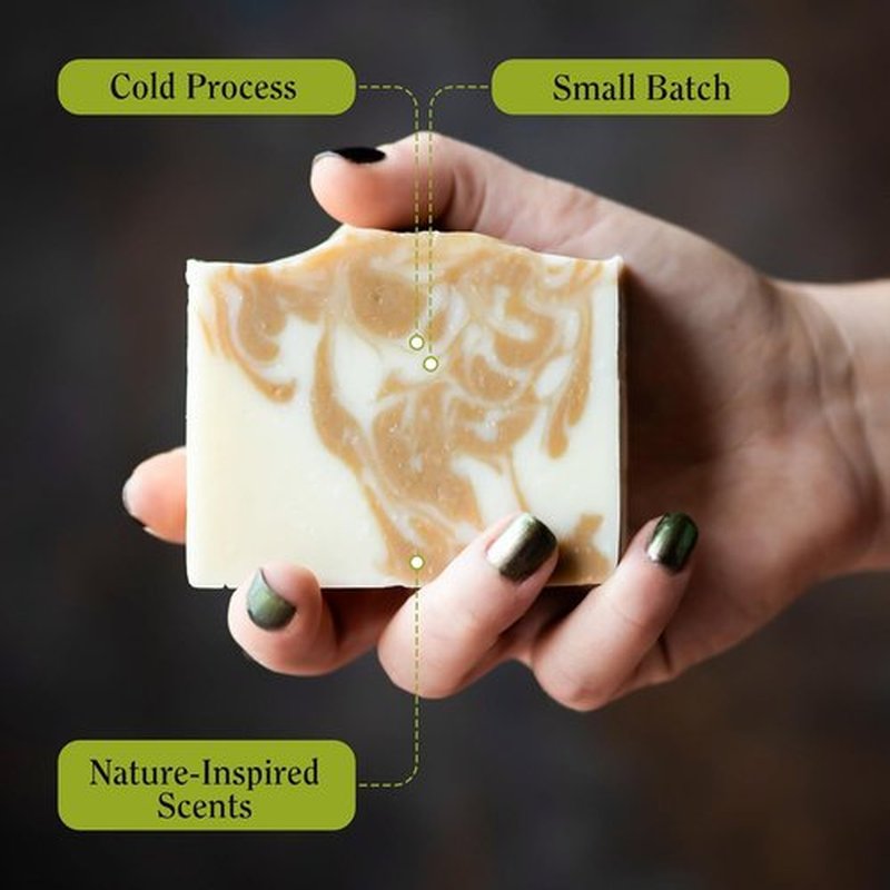 CompassSoap Pachamama Patchouli Bar Soap - Natural & Gentle Lather | 5 oz Pack of 2 for Men & Women