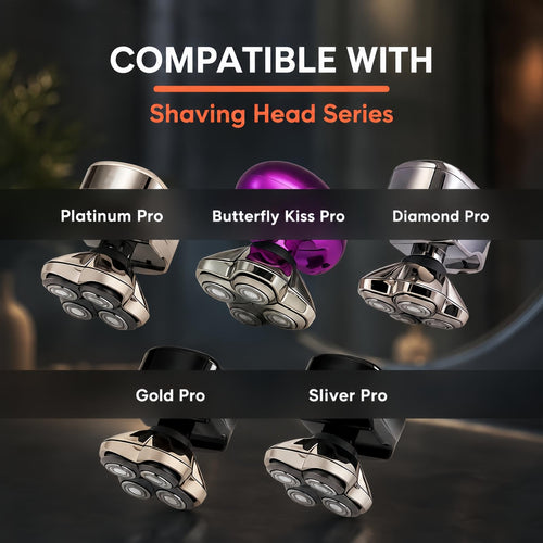 2 Pack Pro 4 Shaver Replacement Heads Compatible with Skull Pitbull Series