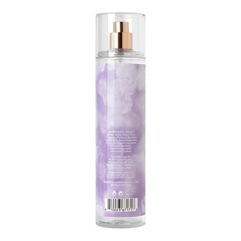 Dolly Parton Smoky Mountain Body Mist | Fruity Floral Women's Perfume - 8 Fl Oz with Tiger Orchid & Cashmere Woods