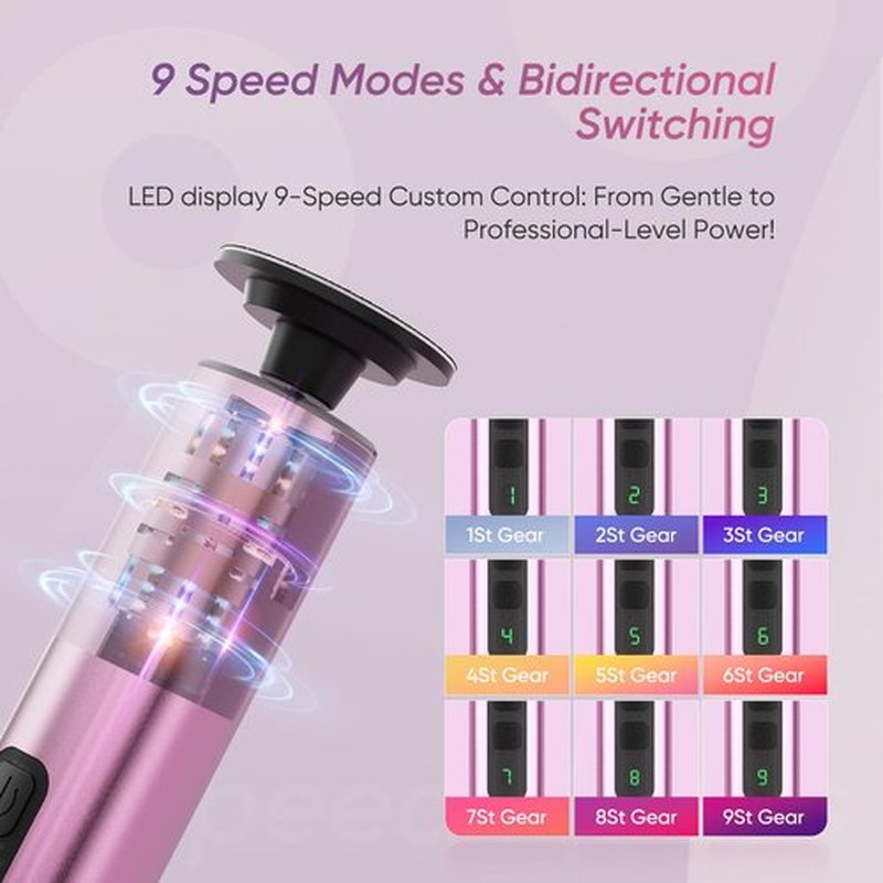 Haroopet Electric Foot Callus Remover, 2in1 Rechargeable Foot File Callus Remover for Feet, 9 Speeds Foot Scrubber Dead Skin Pedicure Tools for Feet Heel Scraper for Cracked Heels with Sandpaper Discs