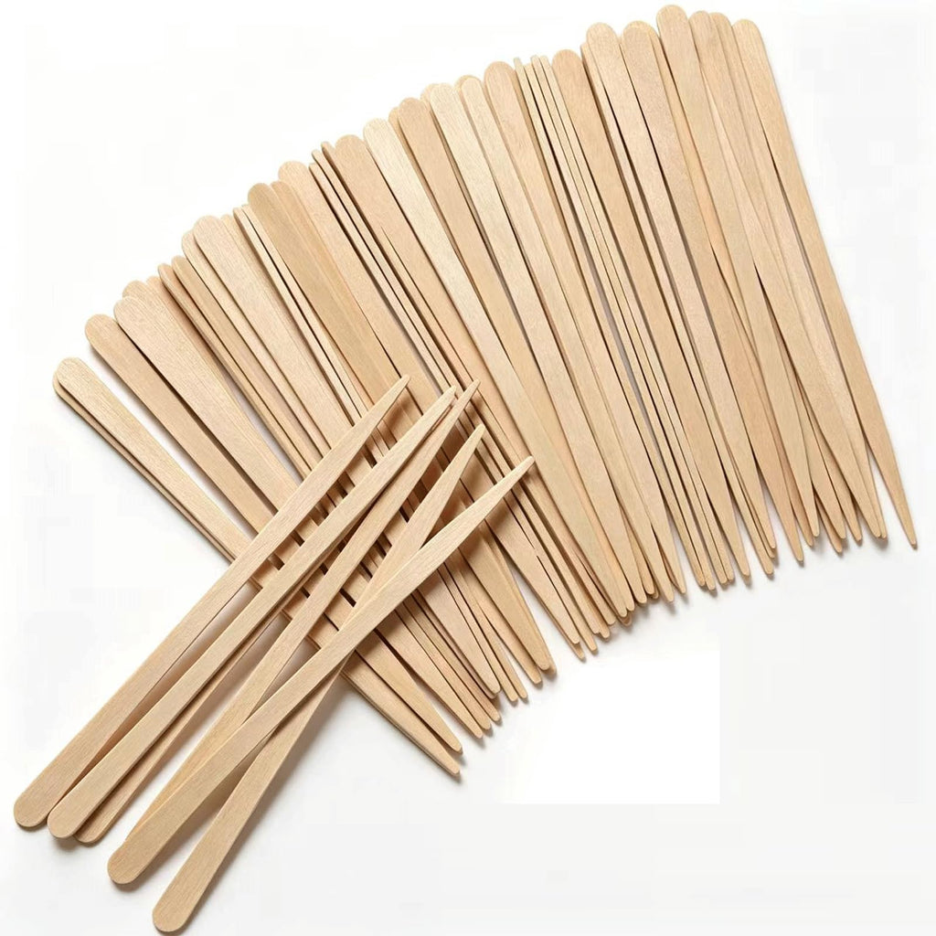 250Pcs Waxing Sticks for Hair Removal - Borogo Eyebrow, Lip, Nose Small Waxing Applicator Sticks for Hair Removal and Smooth Skin - Spa and Home Usage