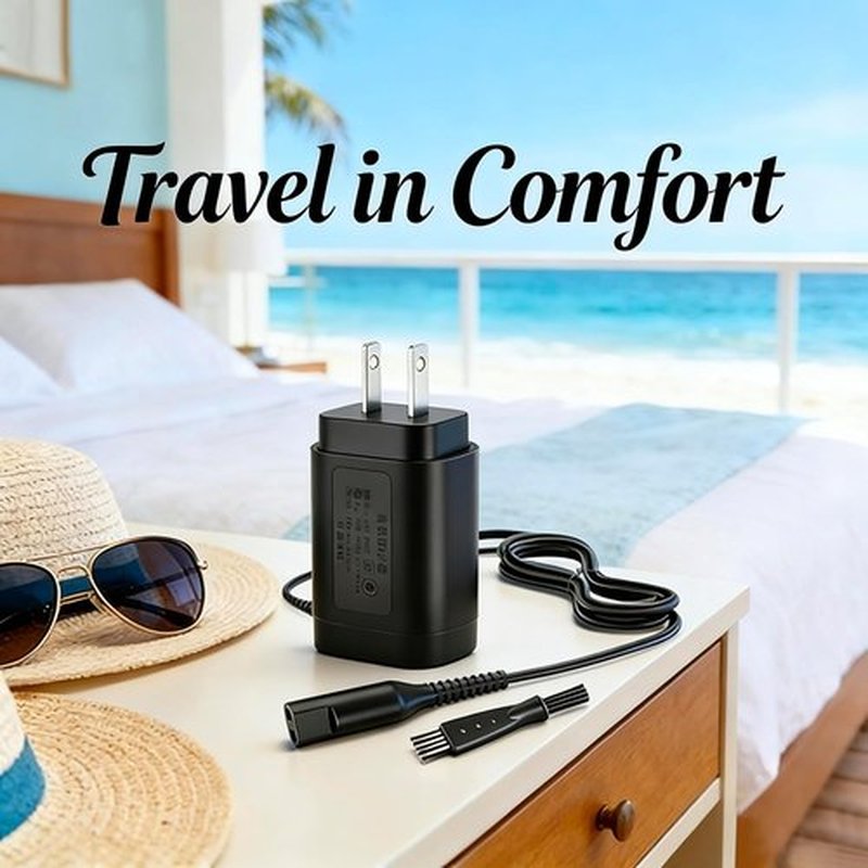 Braun 12V Charger - Compatible Wall Power Adapter for S3, S5, S6, S7, S8, S9 Electric Shavers